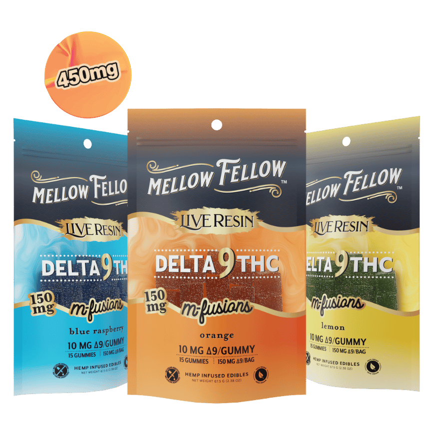 Live Resin THC Gummies | Mellow Fellow