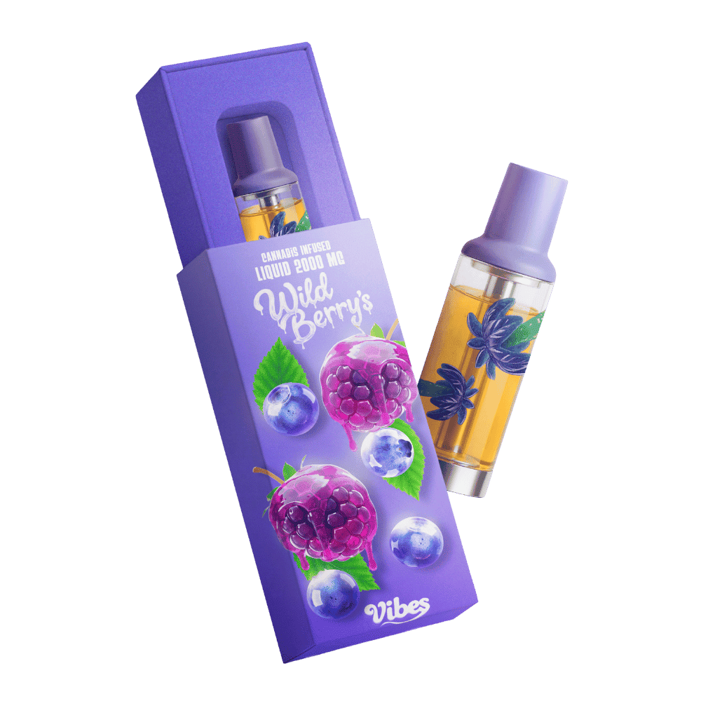THC Vape flüssiges Cannabis 2000 mg | VIBES